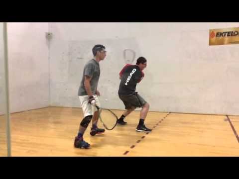 Racquetball rally