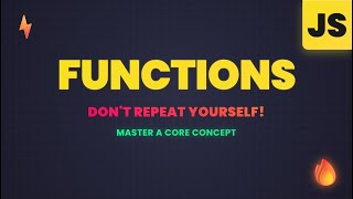 JavaScript Functions: DRY, Declarations & Arrow Functions | Episode 20