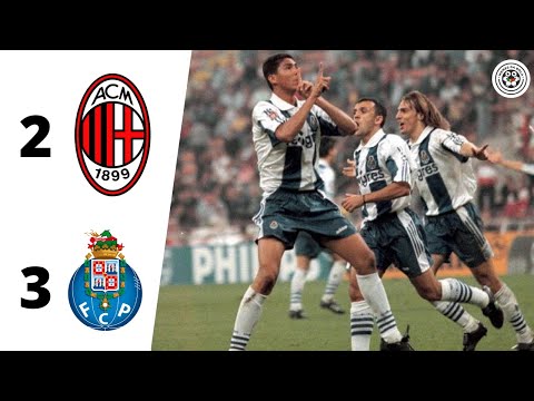 AC Milan 2-3 FC Porto ⚽️ 96/97 ⚽️ Liga dos Campeões