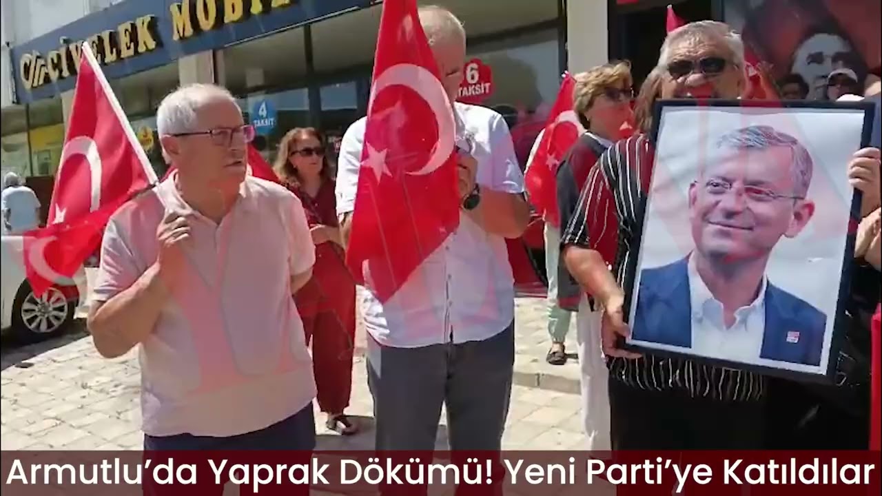 Armutlu'da Yaprak Dökümü! Yeni Parti'ye Katıldılar