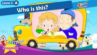Lesson 5_(A)Who is this? - Who - Introducing - Cartoon Story - English Education - for kids