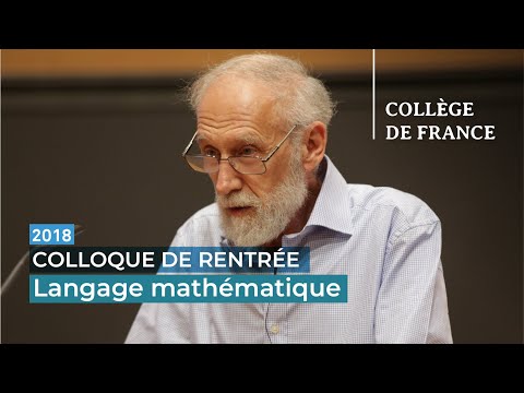 Langage mathématique - Alain Connes