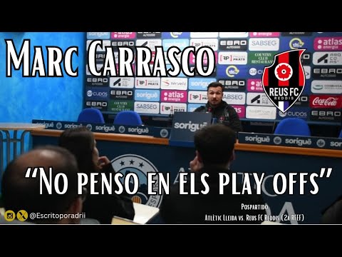Marc Carrasco: "No pienso en los Play-offs" | RDP Atlètic Lleida vs. Reus FCR