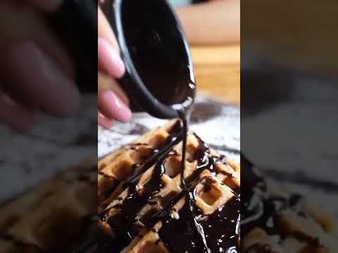 waffles at The Foodworkshop #ghaziabad #shorts #waffle #chocolate #foodblogging #food #dessert #yum