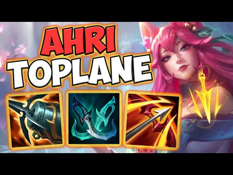 Full Attackspeed AHRI Toplane | Off Meta Gameplay (High Elo)