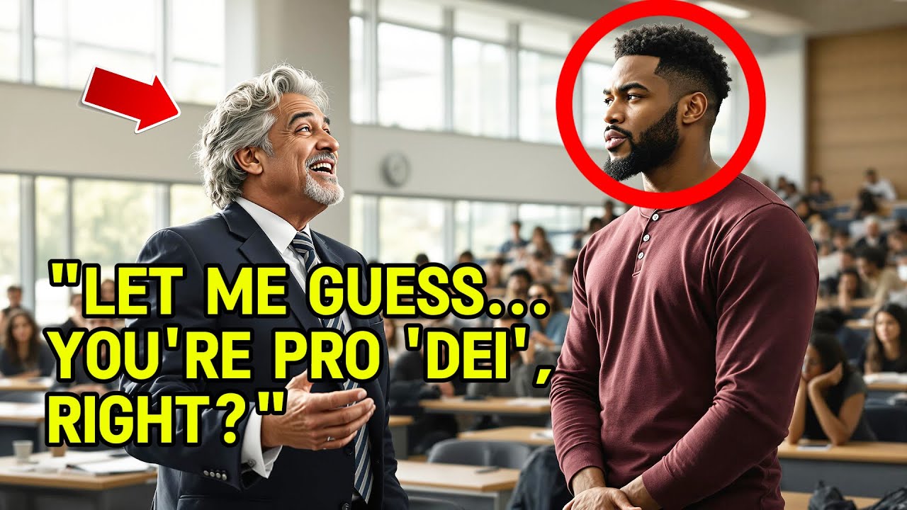 Black Student STANDS UP as Professor Mocks Black Folks – His Response Shocks Everyone!