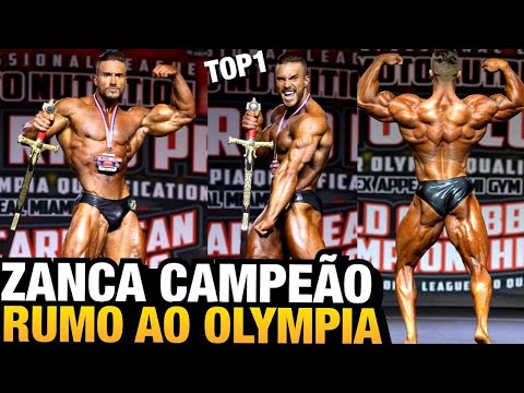 ZANCANELLI CAMPEÃO PUERTO RICO PRO - ELE ESTÁ CLASSIFICADO PARA O MR OLYMPIA 2021