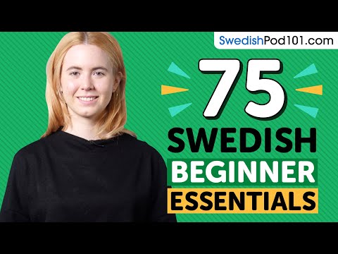 Learn Swedish: 75 Beginner Swedish Videos You Must Watch