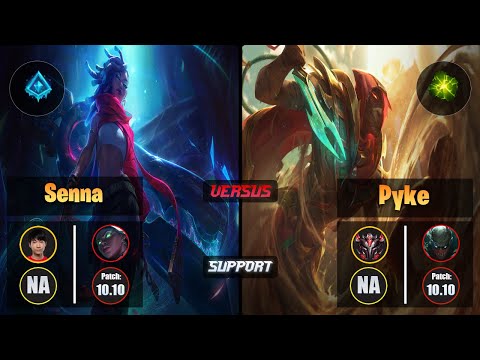 Cody Sun SENNA (Support) [Glacial Augment] VS PYKE - Grandmaster NA Patch 10.10