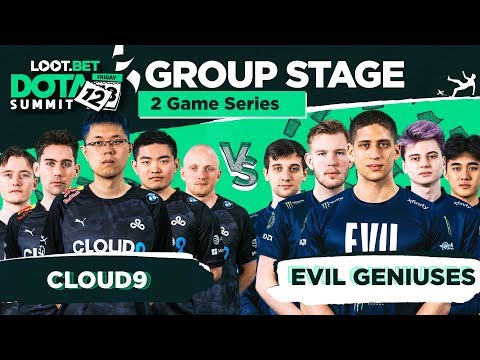 Cloud9 vs Evil Geniuses Game 1 - Dota Summit 12: Group Stage