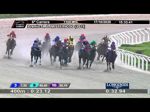 17/10/2020 – Hipodromo Maroñas – Carr 6 - A. P. MISTERIOSO (2015)