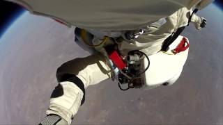 Felix Baumgartner Red Bull Stratosphere Jump [HD] [Disco Kid - Moon Groove]