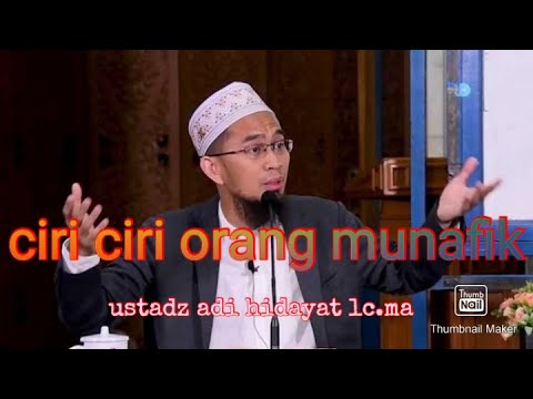 Ceramah ustadz Adi Hidayat,#👉 INILAH CIRI CIRI-CIRI ORANG MUNAFIK..