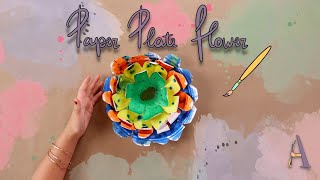 KID FRIENDLY DIY CRAFT: Paper Plate Flower