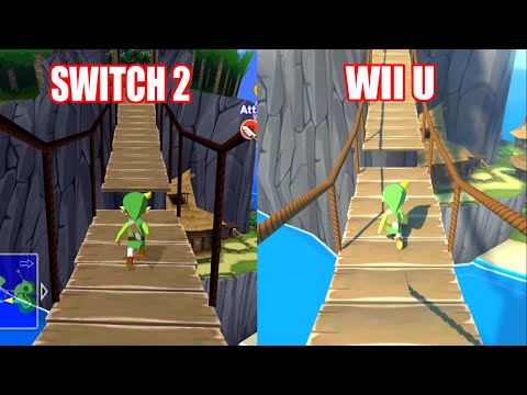 Zelda Wind Waker Switch 2 vs Wii U HD