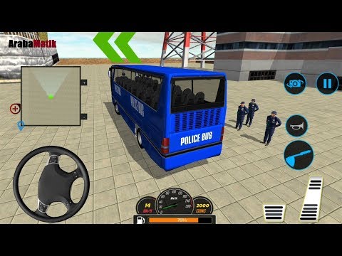 Polis Otobüs Şoförü Oyunu // Police Bus Driving Sim: Off road Transport Duty Gameplay FHD