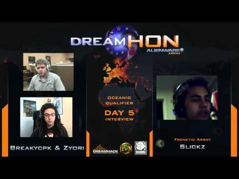 DreamHoN Oceanic Qualifers Grand Finals Post Game Interview - [fray]Slickz