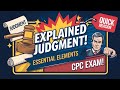 Define Judgement In CPC Essential Elements Of Judgement हिंदी में समझाया