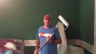 How To Paint A Popcorn Ceiling-SIMPLE & EASY!!