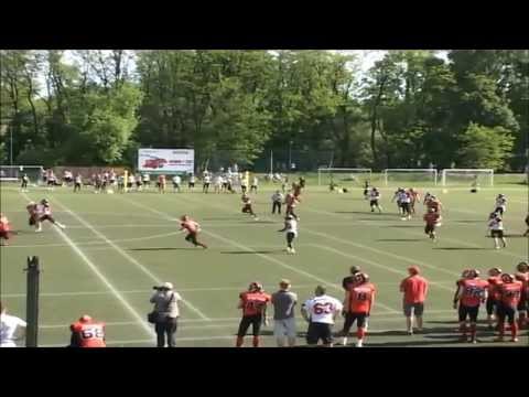 Tomasz Dziedzic #25 (WR/KR/PR) ,Giants Wrocław , (PLFA Season Highlights) 2013