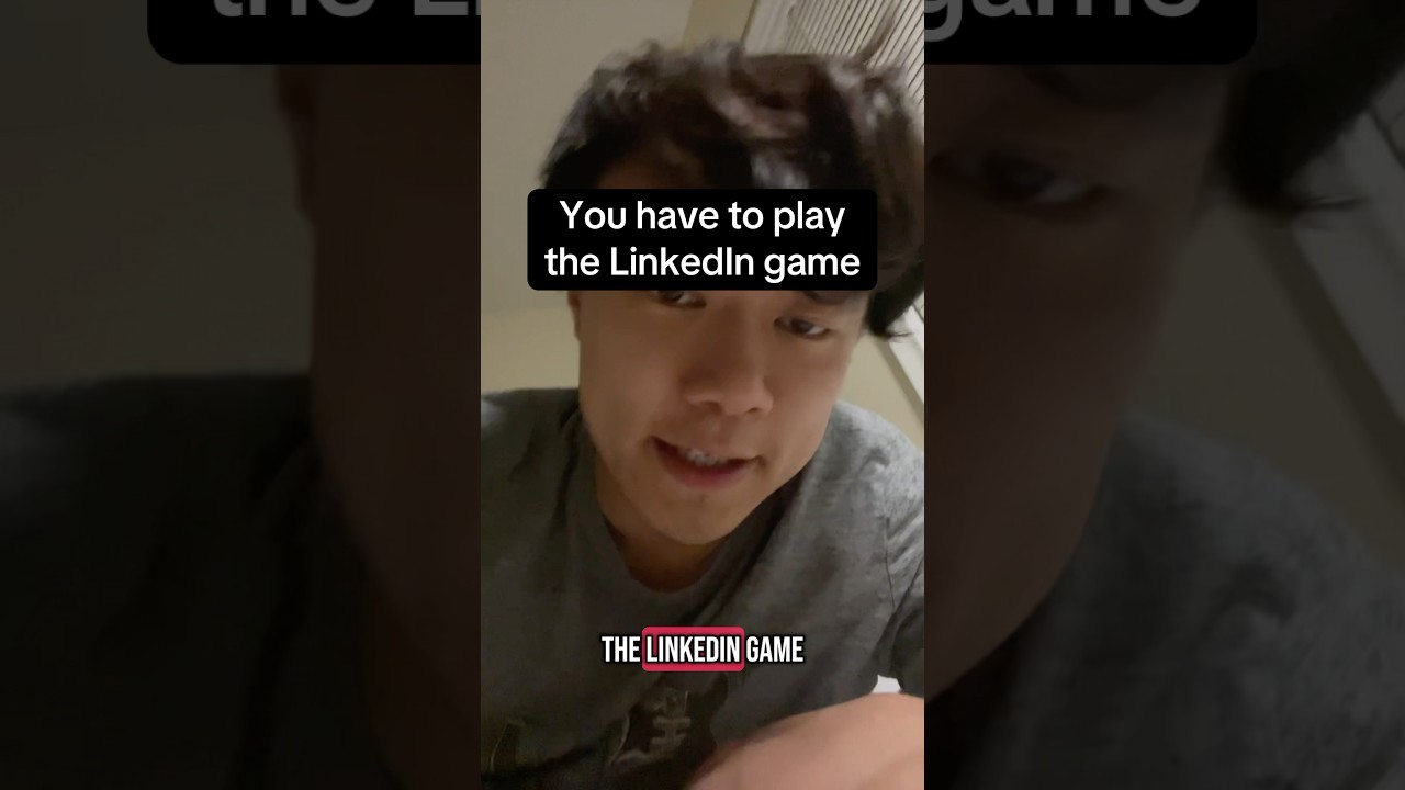 You have to play the LinkedIn game #linkedin #linkedintips