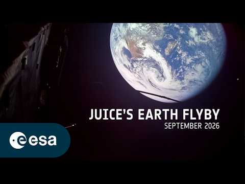 Juice's Earth flyby in stunning images | September 2026