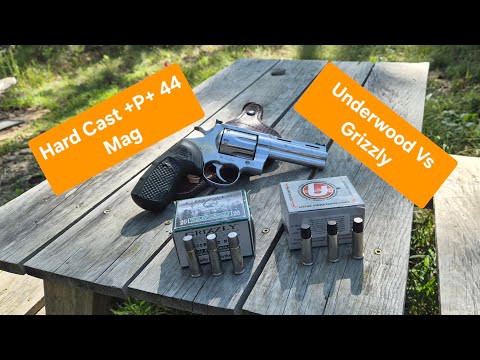 HARD CAST +P+ 44 MAG - UNDERWOOD VS GRIZZLY AMMO