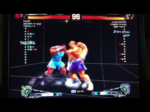 JoM_JackOfAllTrades (Balrog) Vs Vamshyde666 (Sagat) SSF4 AE PC Endless battle