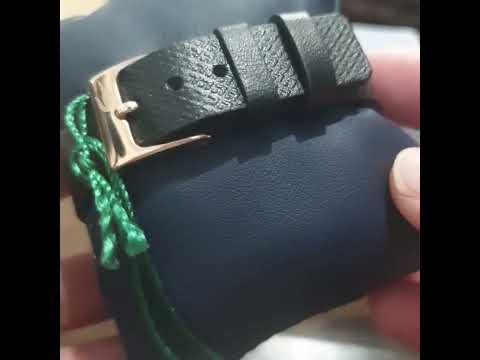 Unboxing Lacoste Women Watch 2001153, Black Leather Strap