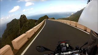 preview picture of video 'Tenerife 2014 Moto Adventures - TF-134 down to Taganana'