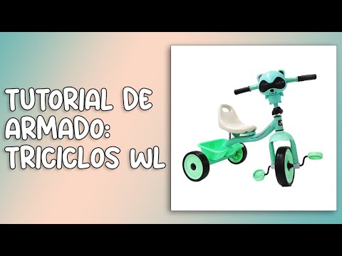 thumbnail video image 2 of Triciclo AEIOU  Mapache Rosa, 2 of 5