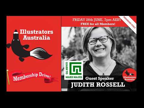 Illustrators Australia Talk: In Conversation With Judith Rossell