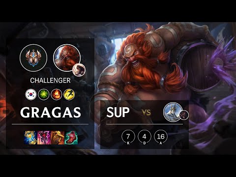 Gragas Support vs Galio - KR Challenger Patch 11.1