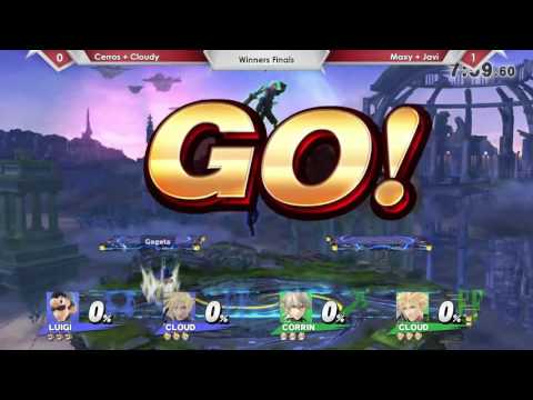 SP60 2v2 Cerros & Cloudy Vs. Maxy & Javi - Winners Finals - Smash 4