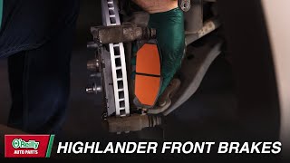 How To: Change the Front Brakes in a 2014 to 2019 Toyota Highlander
