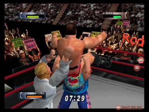 WWF Wrestlemaina 2000 First Blood match Dude Love vs Meat vs Gangrel