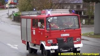 preview picture of video 'Alarm für die Feuerwehr Holzgerlingen + DRK'