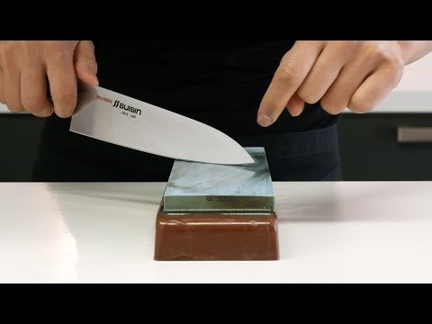 Japanische Allzweck-Messer schleifen