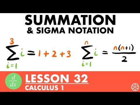 Summation and Sigma Notation | Calculus Lesson 32 - JK Math