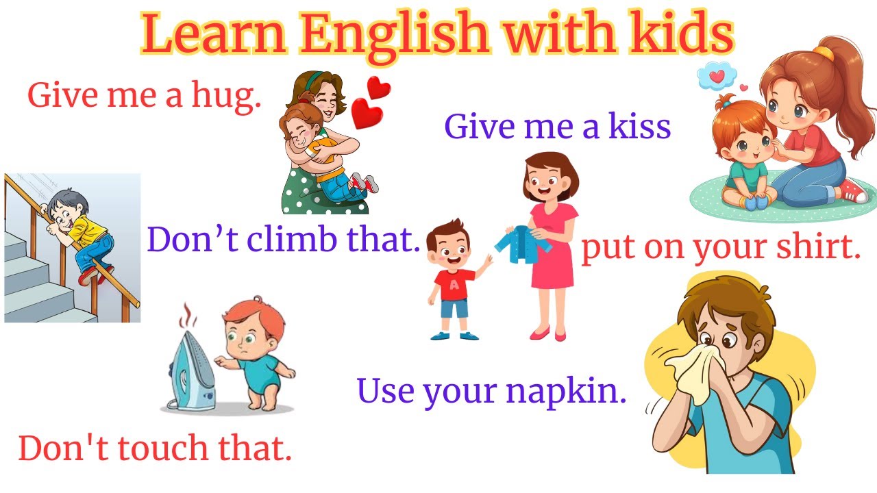 Learn English Sentences with Kids | Speak English Sentences For Kids | Daily Use English Sentences