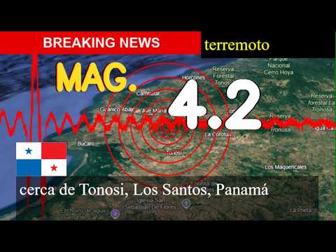 😱🚨 Terremoto Hoy: ¡Justo Ahora! Magnitud 4,2 Cerca De Tonosi, Los Santos, Panamá Lunes 10 De Agosto