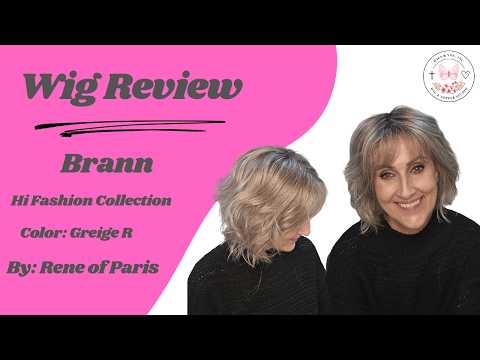 NEW Wig Review! Brann by Rene of Paris | Greige Rooted (Greige-R) | Lace Front Wig Review + Specs