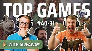 Top 50 Board Games of All Time (2023) - #40-31