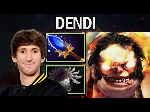 DENDI BACK TO PUDGE MID - DOTA 2 7.23 GAMEPLAY