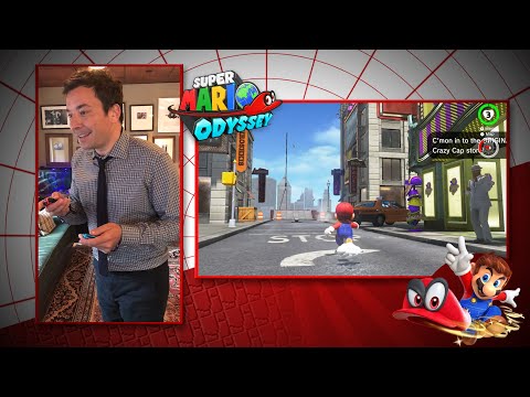 Jimmy Fallon Plays Super Mario Odyssey for Nintendo Switch
