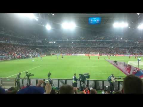 Euro2016 Slovakia - Russia  2:1 end