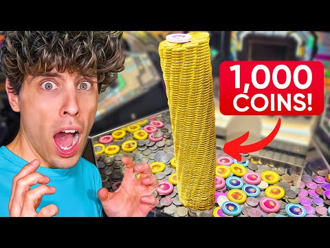 This New Coin Pusher Is INSANE! Can I Win The Jackpot?