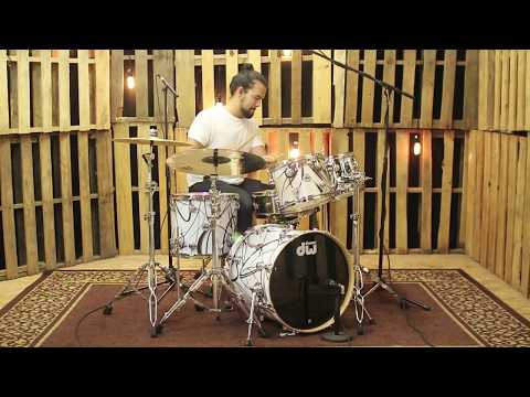 DW Collector's Maple White Glass Contrail Drum Set SO#1120626