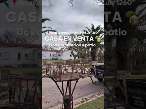 EN VENTA - Casa dos dormitorios, bien ubicada | Arias, Córdoba #ventacasa