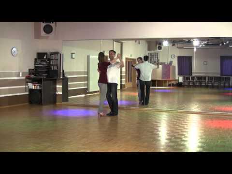 Quickstep left turn with 4-beat run